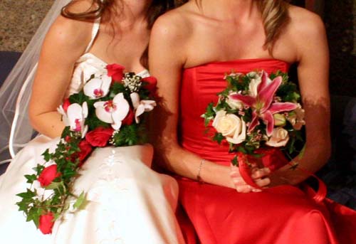 Bridal bouquet and Maid of Honour bouquet